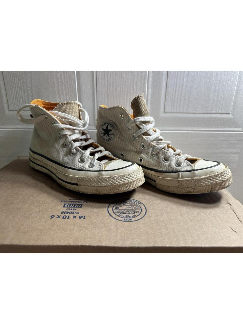 Converse Chuck 70 HI Men 3 Women 5 A00473c Desert Sand/Egret/Egret Shoes